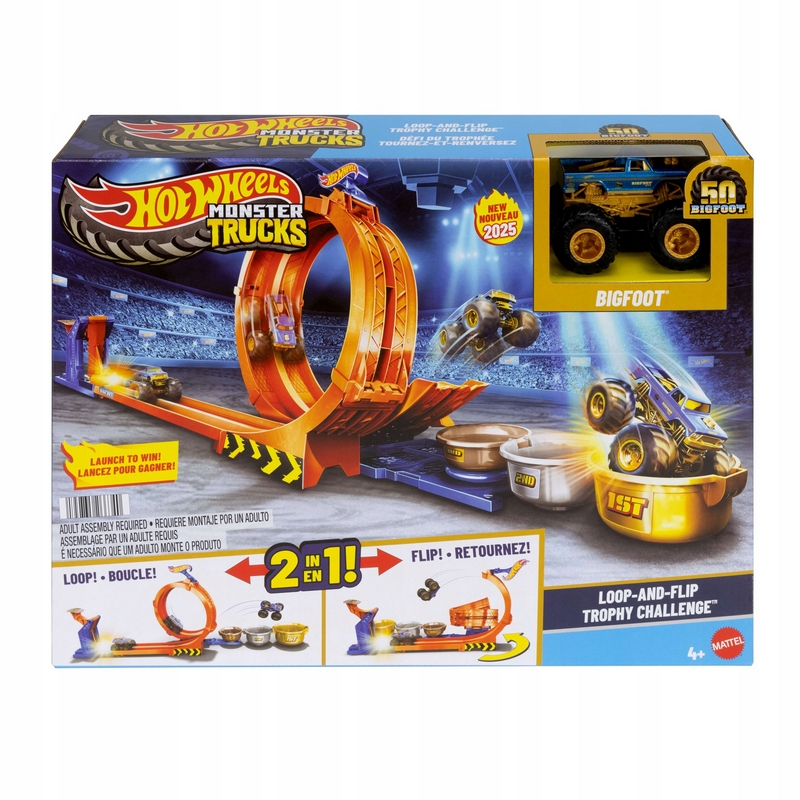 Hot Wheels Monster Trucks Bigfoot 50. výročie JBX64
